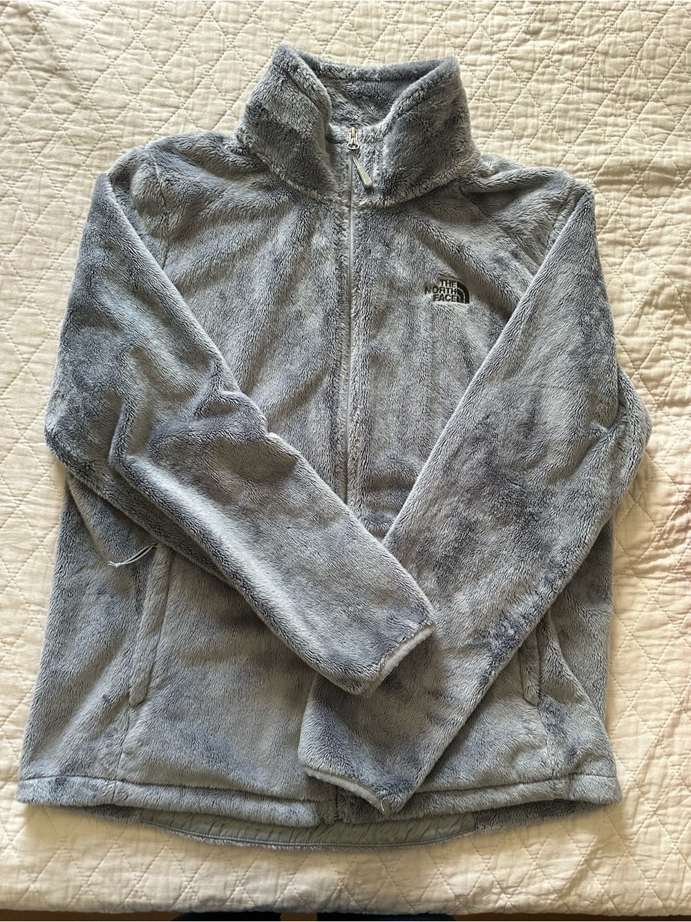 The North Face Women’s Plush Fleece Jacket - Light Gray